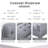 104" Wide Sectional Sofa with Reversible Chaise Lounge, L-Shaped Couch with Storage Ottoman and Cup Holders, Modern Sectional Sofa Couch-57857761