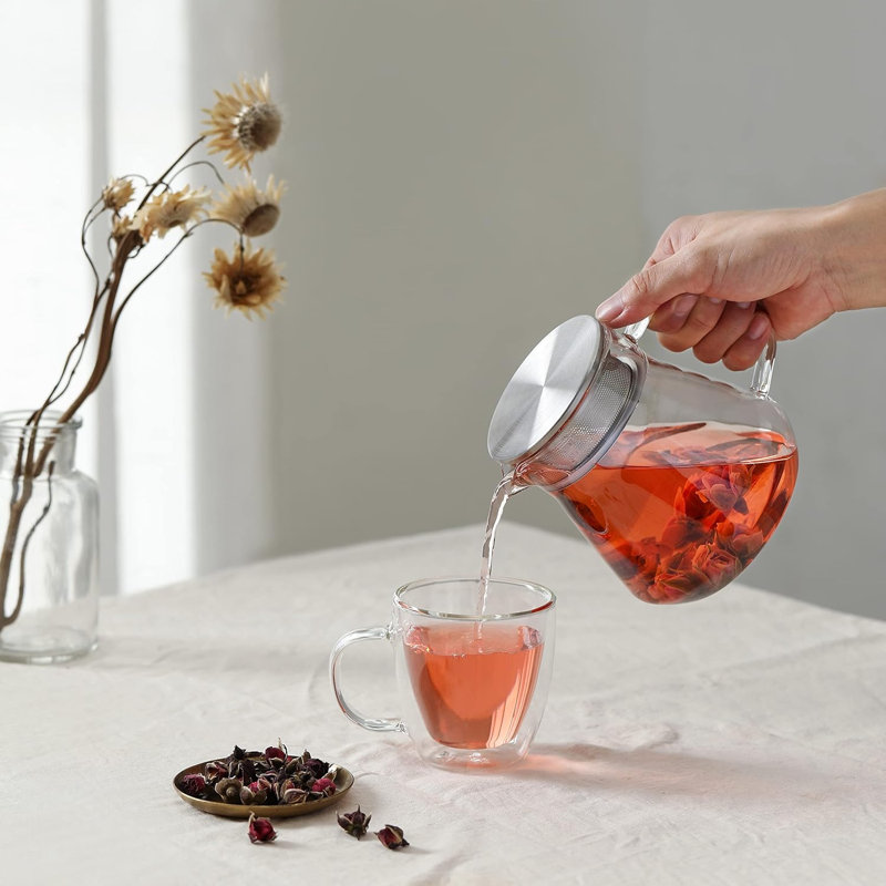 Coffre-fort pour cuisinière à filtre en acier inoxydable 20 oz.