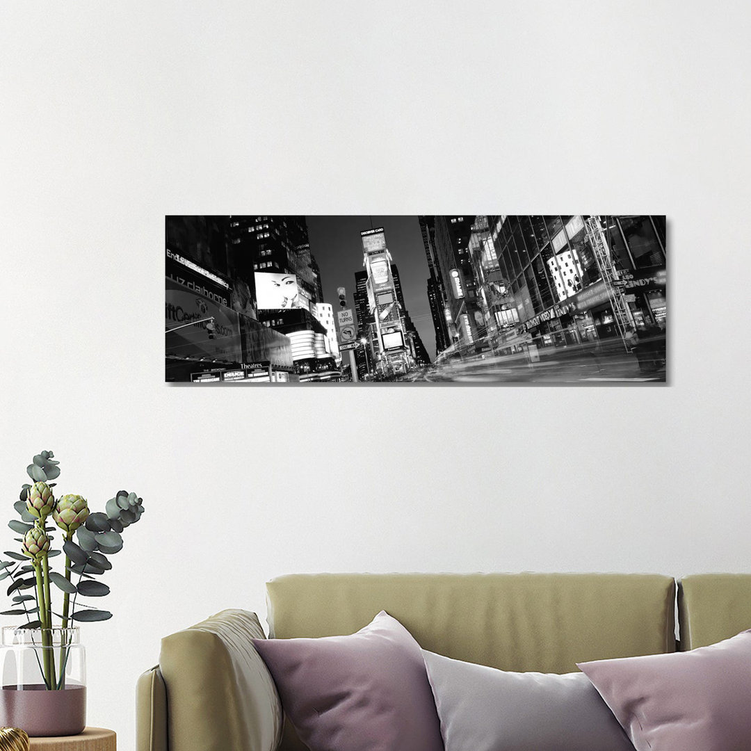 New York Skyline Cityscape - Wrapped Canvas Panoramic Photograph