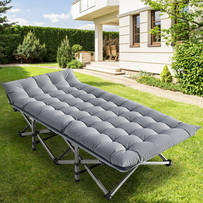 Folding Bed, Three Fold Bed With Different Colors and Styles Outdoor, Indoor