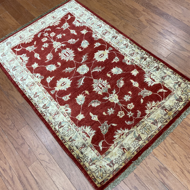  Handmade Oushak Wool Rug