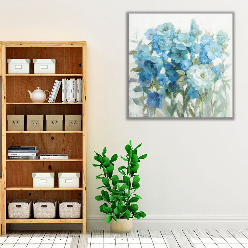 «Soft Summer Blues», reproduction d'art sur toile, H 12 po x l 12 po