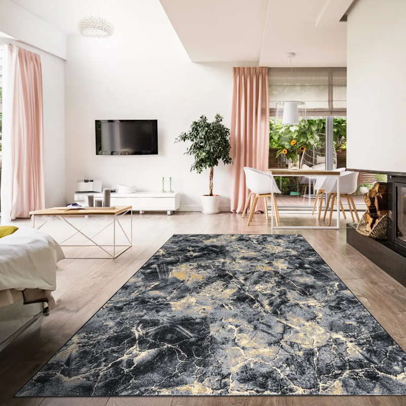 Solid Colour Area Rug, Rectangle 200 x 290 cm
