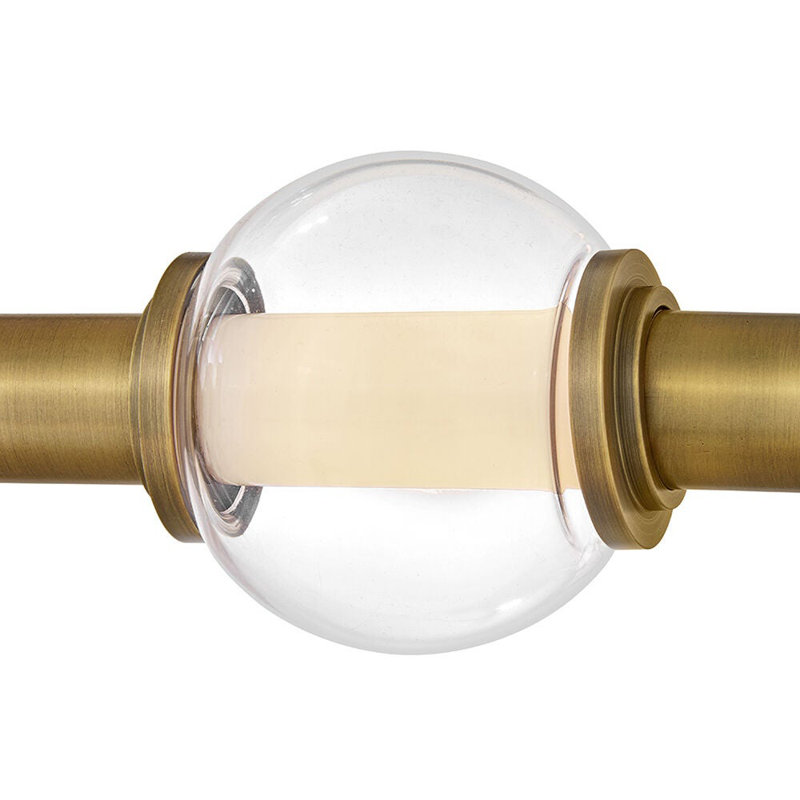 Hinkley Saxon Chandelier, 14.25" H x 36" W x 36" D