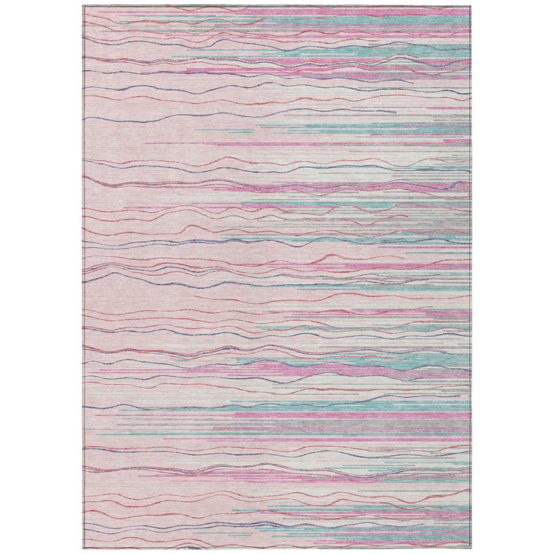  Machine Washable Indoor/Outdoor Chantille ACN996 Paprika Area Rug, Rectangle 2'6" x 3'10"