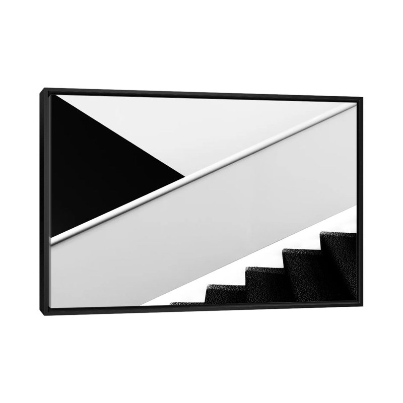 « différentes façons », reproduction d’impression sur toile, H 18 po x l 26 po x P 1,5 po, Toile encadrée noire, Pas de tapis