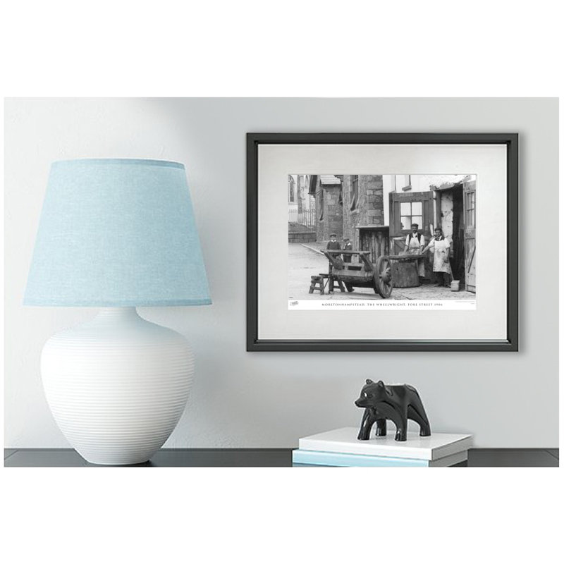 Moretonhampstead, The Wheelwright, Fore Street 1906 by Francis Frith - Single Picture Frame Print, 45cm H x 60cm W x 2.3cm D