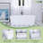 67 Inch Freestanding Solid Surface Soaking Bathtub