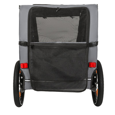 Pet Bike Trailer Dog Cart for Bicycle, Easy Folding Cart Frame