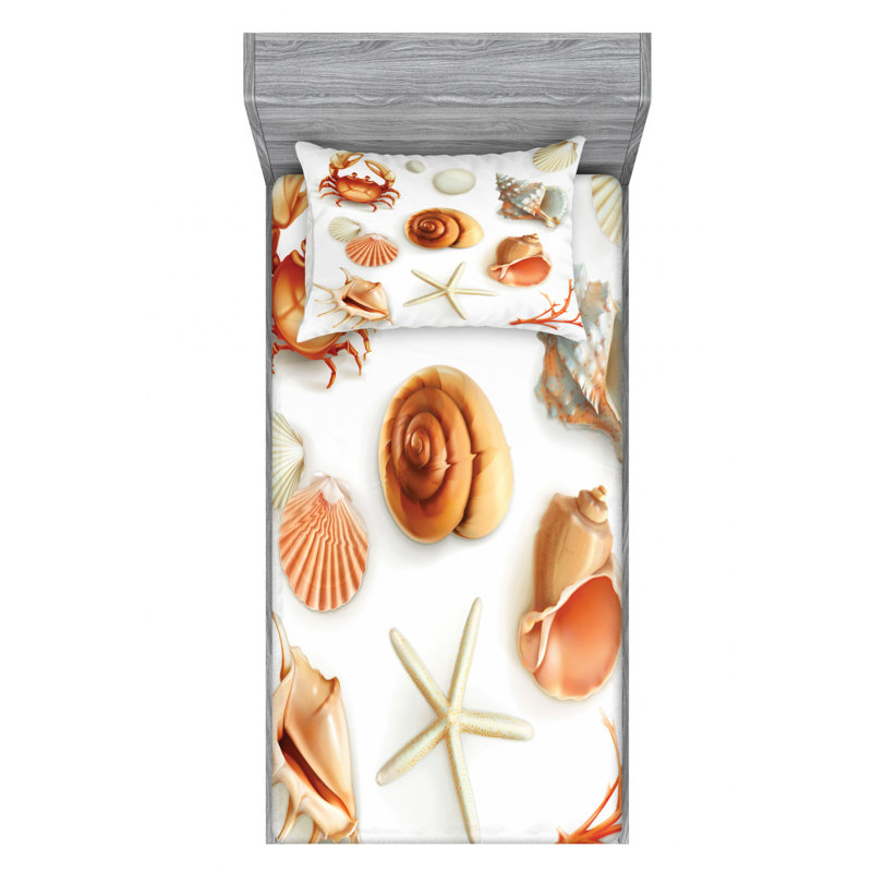 Microfiber Sheet Set, Twin Sheet Set with Fitted Sheet