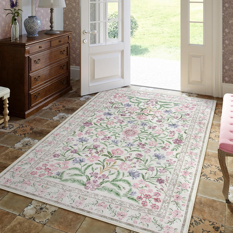Rugs for Living Room 5x7, Machine Washable Area Rugs Non-Slip