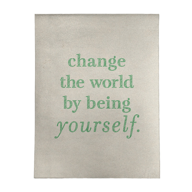 Quotes Chenille Indoor Rug, Rectangle 8' x 10'