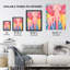 Wall Art Print Elephant And Family Soft Pastel Screen Poster