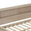 Lit de jour simple en bois avec tablettes et 3 tiroirs, blanc antique, fabrication solide, sans sommier blanc multi bois, nécessaire-1925896154