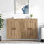  Wall-Mounted Cabinet 2 Pcs Black Oak 69.5 X 34 X 90 Cm-2064822492