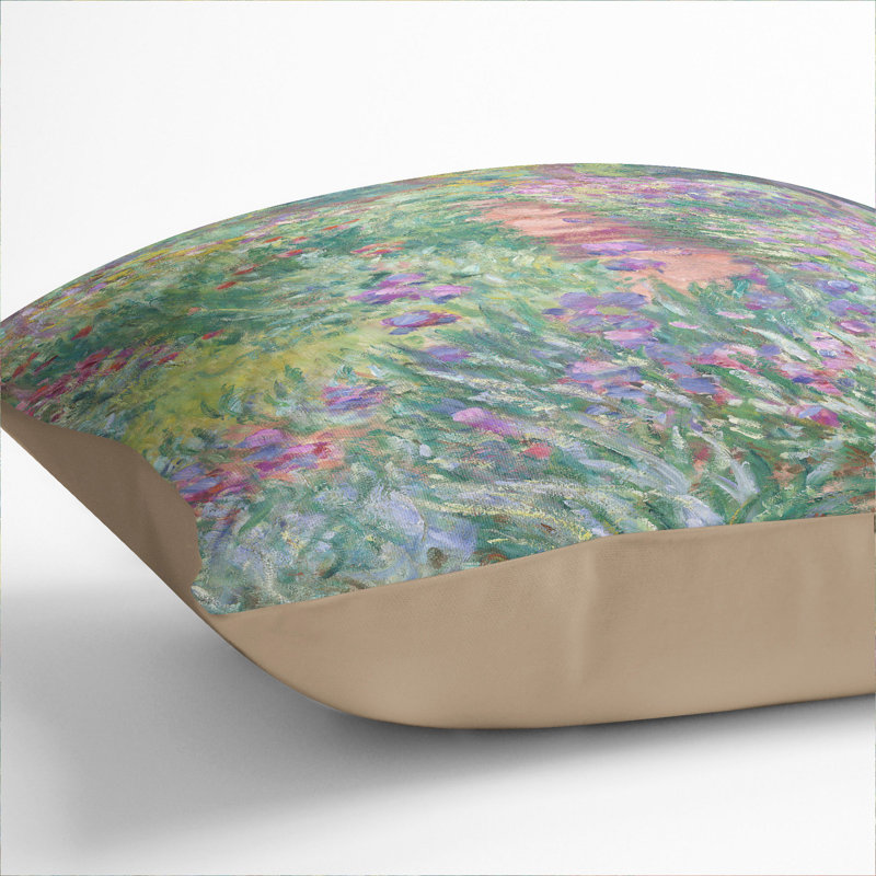 Square Throw Cushion, 40cm H x 40cm W x 15cm D, Stone