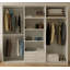 Ambach 6 Door Manufactured Wood Wardrobe
