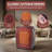 Wood Open Kitchen Trash Can - 7 Gallons