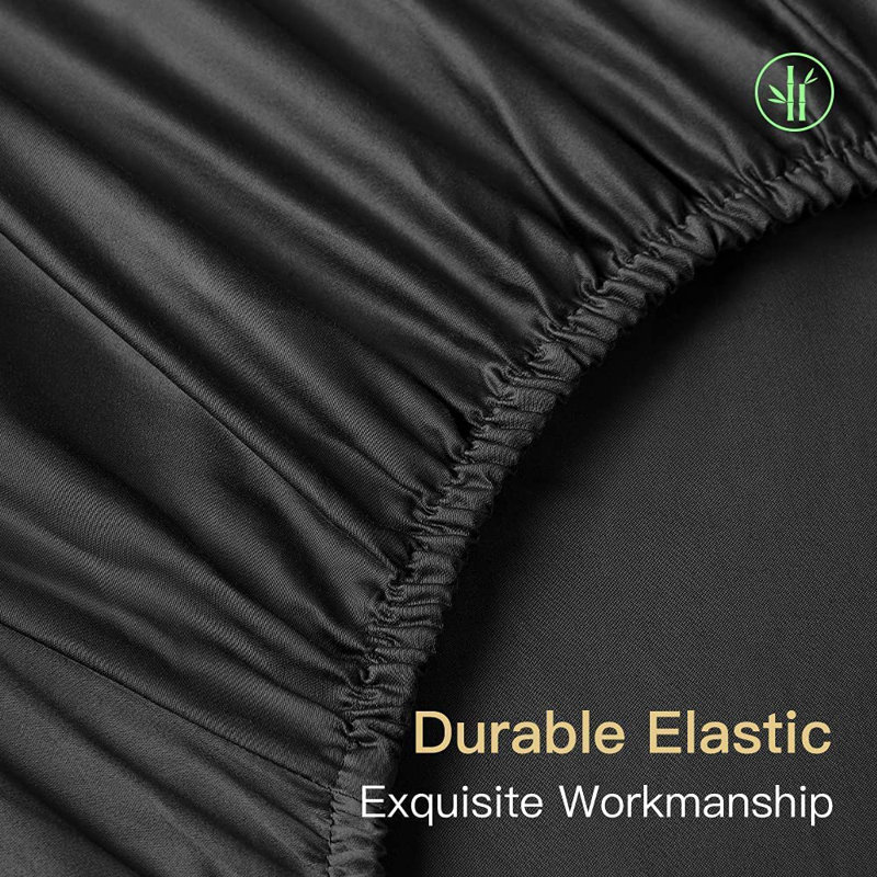 Silk Sheet Set, Black