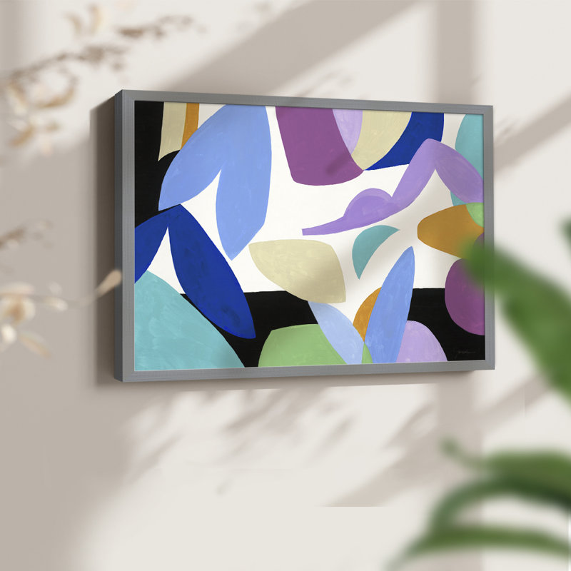 Ode à Matisse II - reproduction encadrée - réarmable, H 11 po x l 14 po, Gris