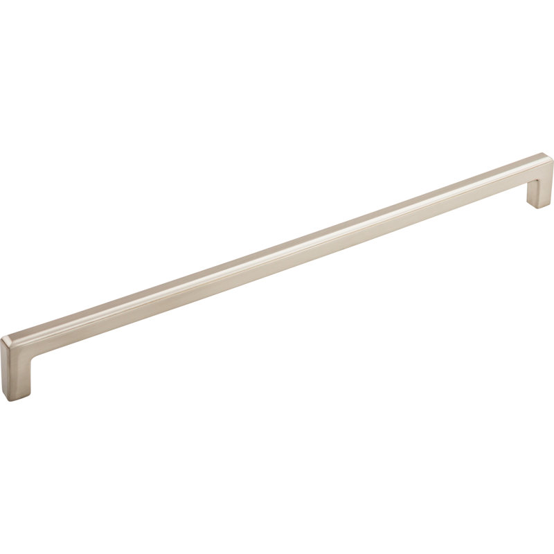 Podium Bar Pull, Brushed Satin Nickel, 12" Center to Center