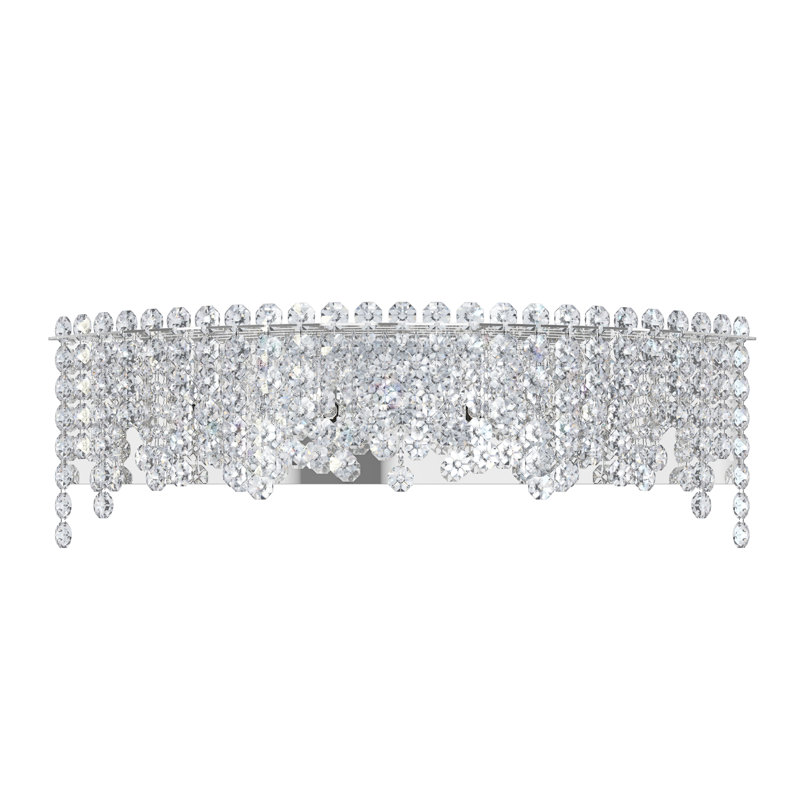 Chantant 4 - Light Flush Mounted Sconce, Heritage Clear Crystal