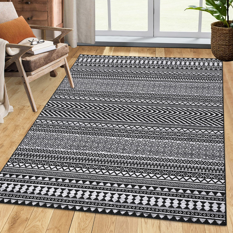 Tapis Karelie avec envers antidérapant, Rectangle 6 pi x 9 pi