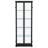 Speth 4-Shelf Display Curio Cabinet With LED Lighting Black