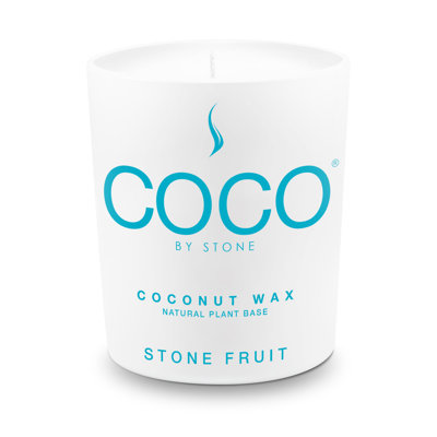 Stone Fruit Natural Coconut Apricot Wax Candle