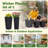 Wicker planter Rectangular - Set 2-1023185232