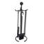 Piece Iron and Metal Fireplace Tool Set