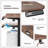 Adjustable Electric Standing Desk with Double Drawers, 48"x24" Sit Stand Up Desk with Storage Shelf, 3 Memory Presets, for Home Office-381502372-381502375