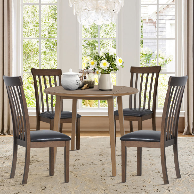 5 - Piece Dining Set, Light Brown