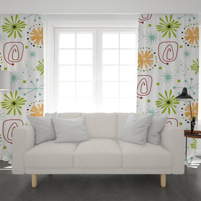 Paire de rideaux obscurcissant en polyester Eccles, L 20 po x H 82 po
