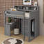 Lit mezzanine simple avec tablettes et garde-robe-1444365823