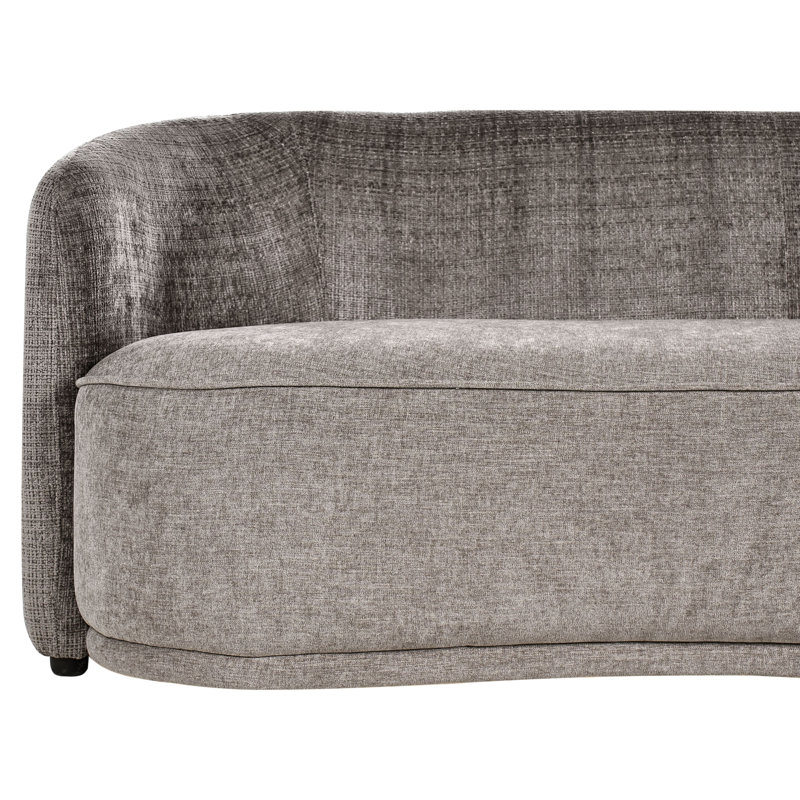 3 Seater Fabric Sofa ROSET, Brown