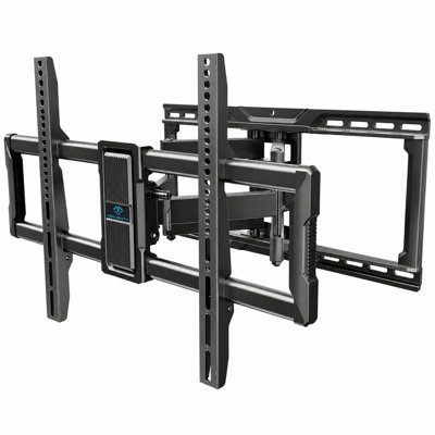 Support mural articulé pour téléviseur et moniteur, compatible avec les téléviseurs de 42 à 100 pouces, capacité de charge de 72,5 kg (160 lb), VESA max. 600 × 600