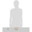 Chauffe-plat de table en fer 3,9 "