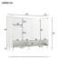 15 Pair Shoe Storage Cabinet