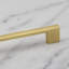 Brushed Brass Slim Square D-Bar Handles-120768037