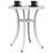 Wildon Home® Patio Table White Diameter18.9\"X20.9\" Aluminum