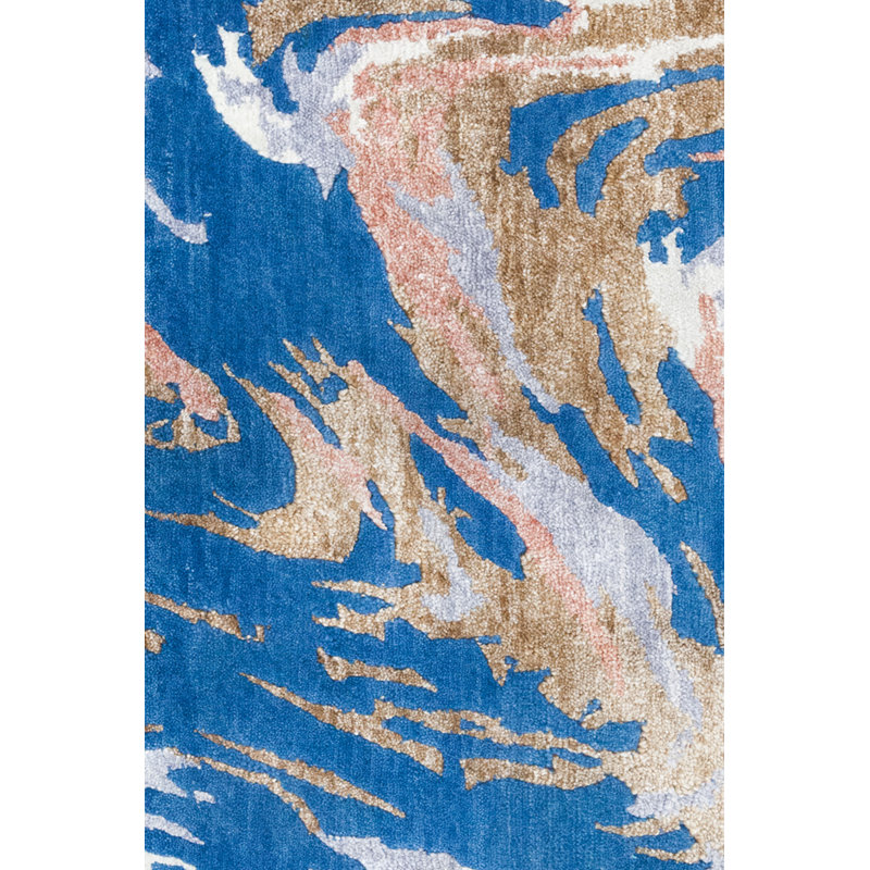 Wool Abstract Area Rug