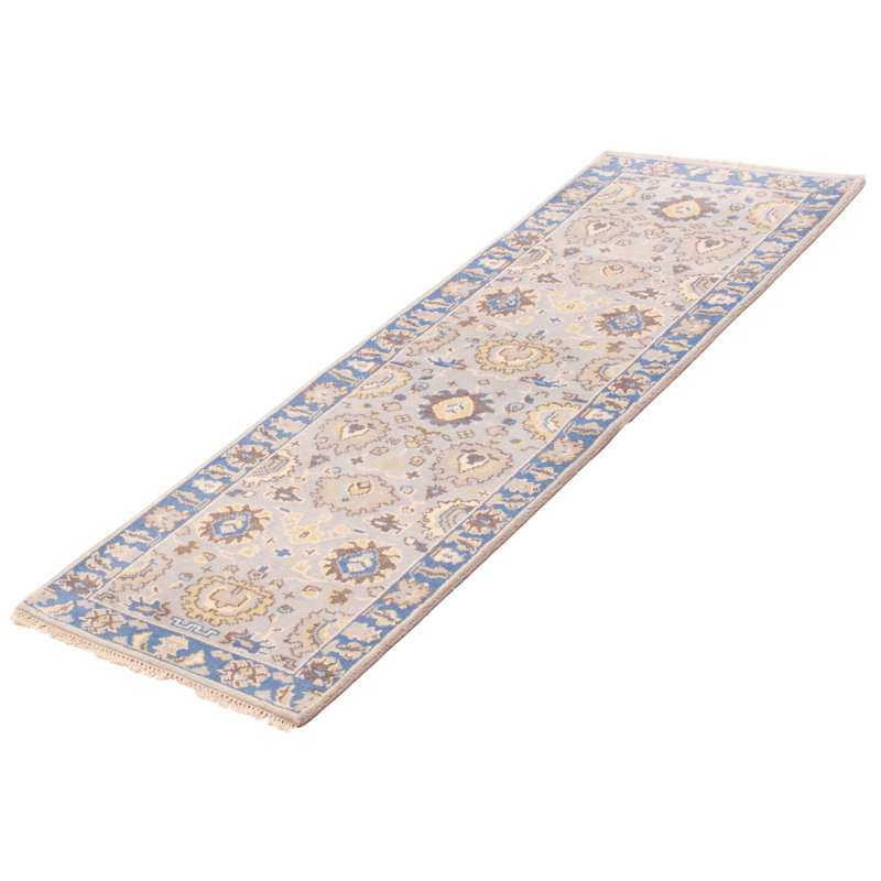Tapis unique bleu clair 2 pi 7 po x 7 pi 10 po Tuscaloosa