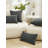 Decorative Solid Pillow Covers with Leather Label (Set of 2)-101280825-101280820