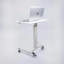 Bureau compact Tech avec réglage manuel de la hauteur, parfait pour les petits espaces et les postes de travail flexibles