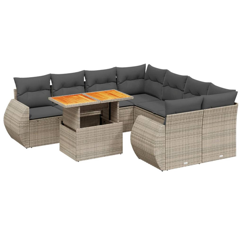 Ensemble de canapé de jardin Vidaxl