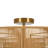 5 - Light 23.6'' Rattan Woven Natural Drum Rope Ceiling Light