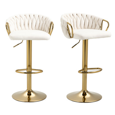 Christal Height Adjustable Swivel Bar Stool