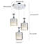 Enyeart 3 - Light Modern Cylinder Pendant Light Adjustable Heigt