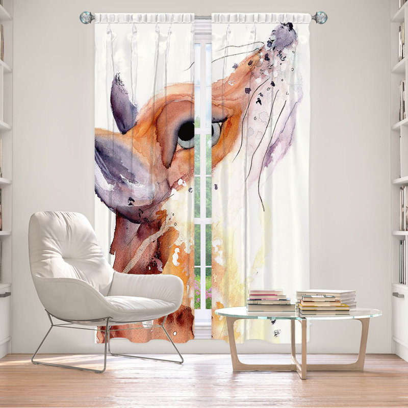 Rideau simple obscurcissant avec passe-tringle Delaughter, L 20 po x L 52 po